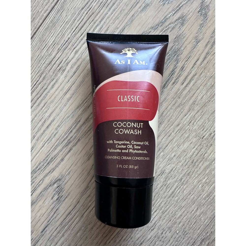 As I Am Coconut Cowash 3 ounce Travel Size